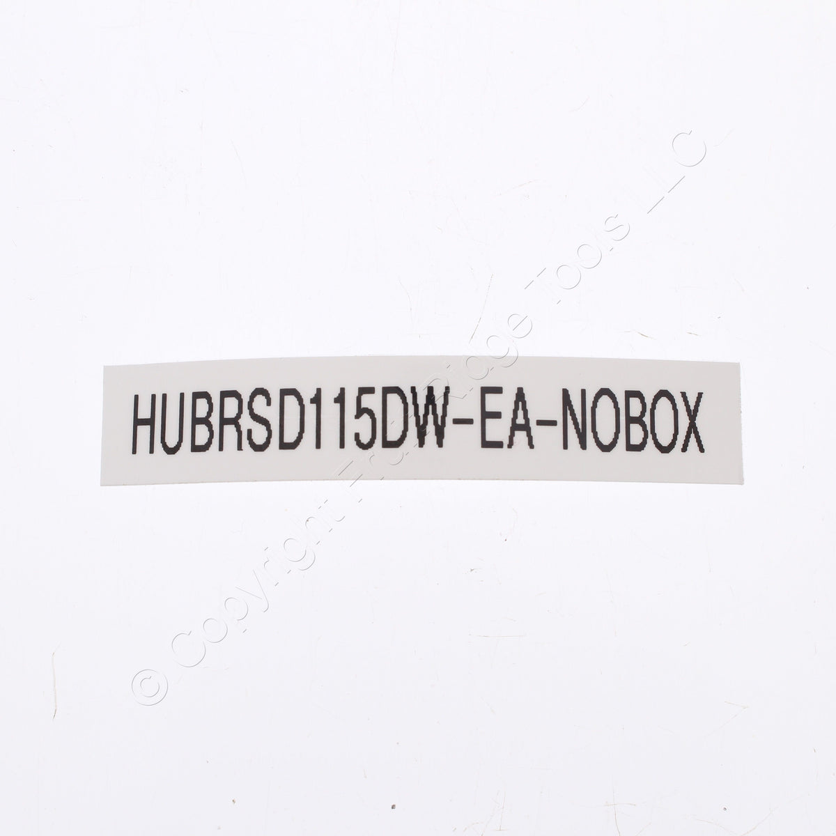 Hubbell RSD115DW White Disposal Switch Decorator Rocker Bulk 15A Single Pole