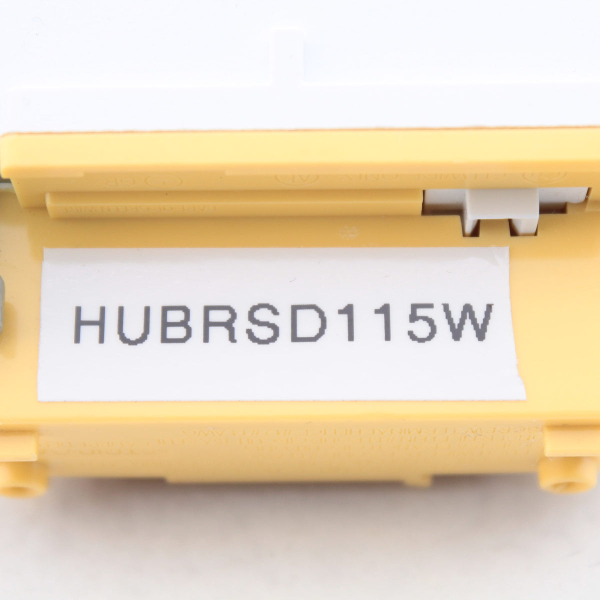 Hubbell RSD115W White 15A Decorator Rocker Single Pole ON/OFF Wall Light Switch