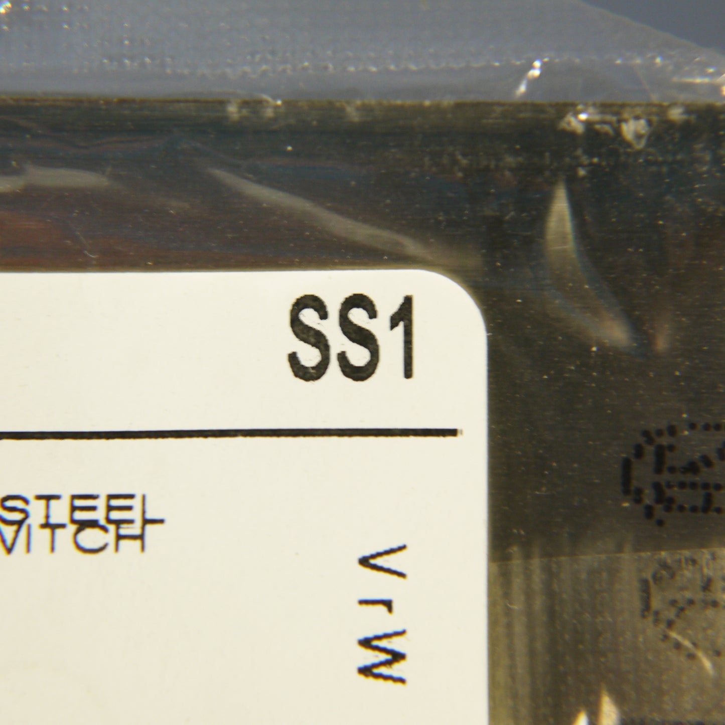 Hubbell Non-Mag Stainless Steel 1G Toggle Switch Cover Wallplate Switchplate SS1