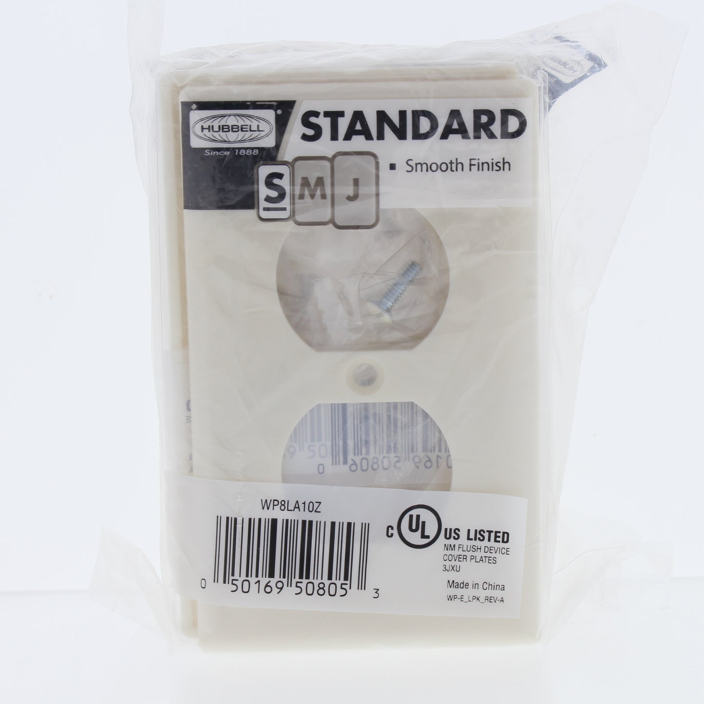 10 Hubbell Light Almond 1-Gang Duplex Receptacle Wallplates Outlet Covers WP8LA