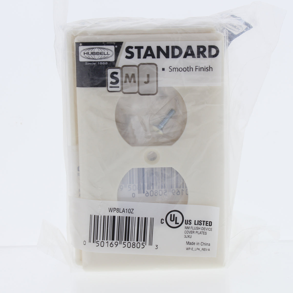10 Hubbell Light Almond 1-Gang Duplex Receptacle Wallplates Outlet Covers WP8LA