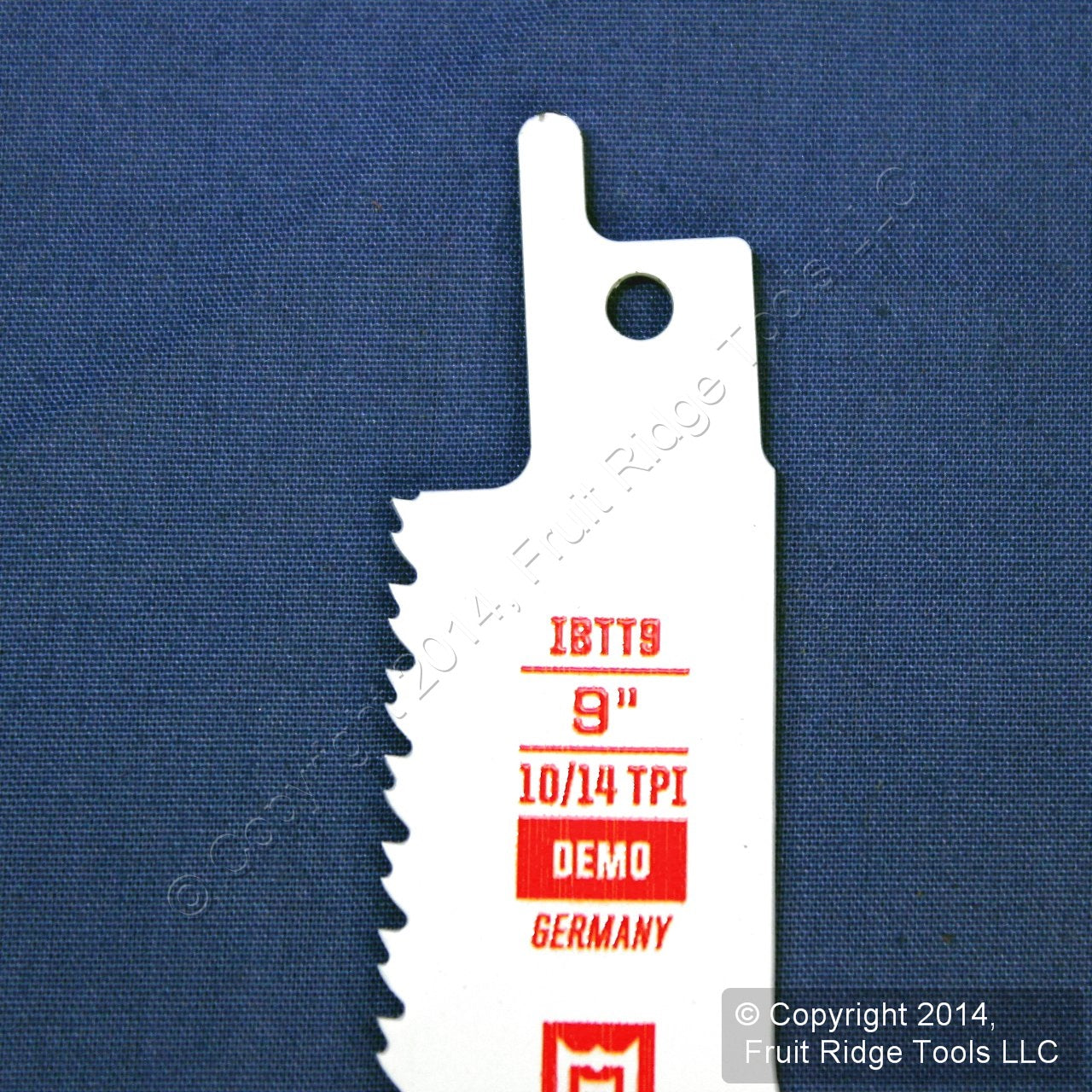 Imperial 9" Twin-Cut Bi-Metal Reciprocating 10/14 TPI Cutting Saw Blade IBTT9