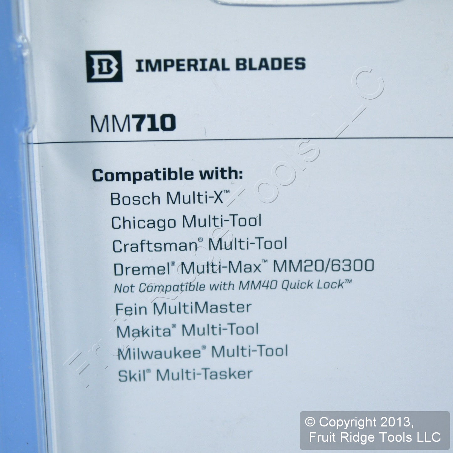 Imperial Blades Ceramic/Grout/Epoxy/Plaster Cut Diamond Half Round Blade MM710