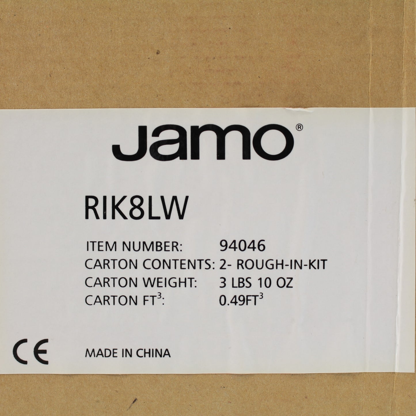 Pair Jamo RIK8LW 8" Rough in Kit Ceiling Speakers Pre-Construction Rectangular