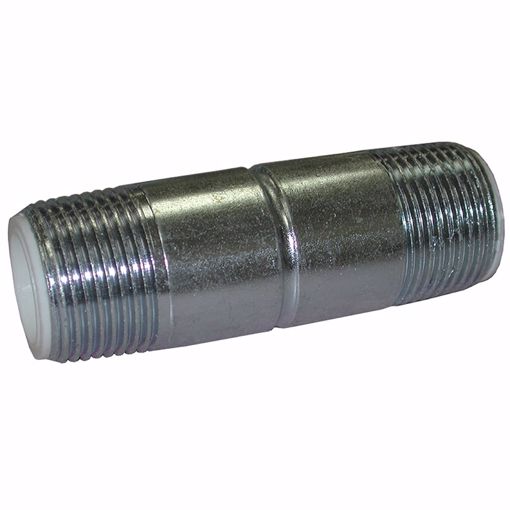 Jones Stephens D06-075 1" x 3" MIP Dielectric Union Nipple Electroplated Steel