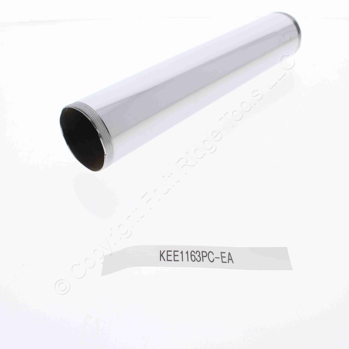 Keeney 1163PC Scratched Tube 1-1/2 Inch Id X8 Threaded Polished Chrome Plated
