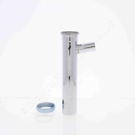 Keeney 54SN 3/4" Branch Tailpiece 8" for Dishwasher 1.5" Inlet Slip Joint