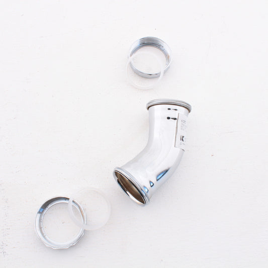 Keeney 1-1/2" Double Slip Coupling Join 45-Degree 22ga Chrome Plated Brass