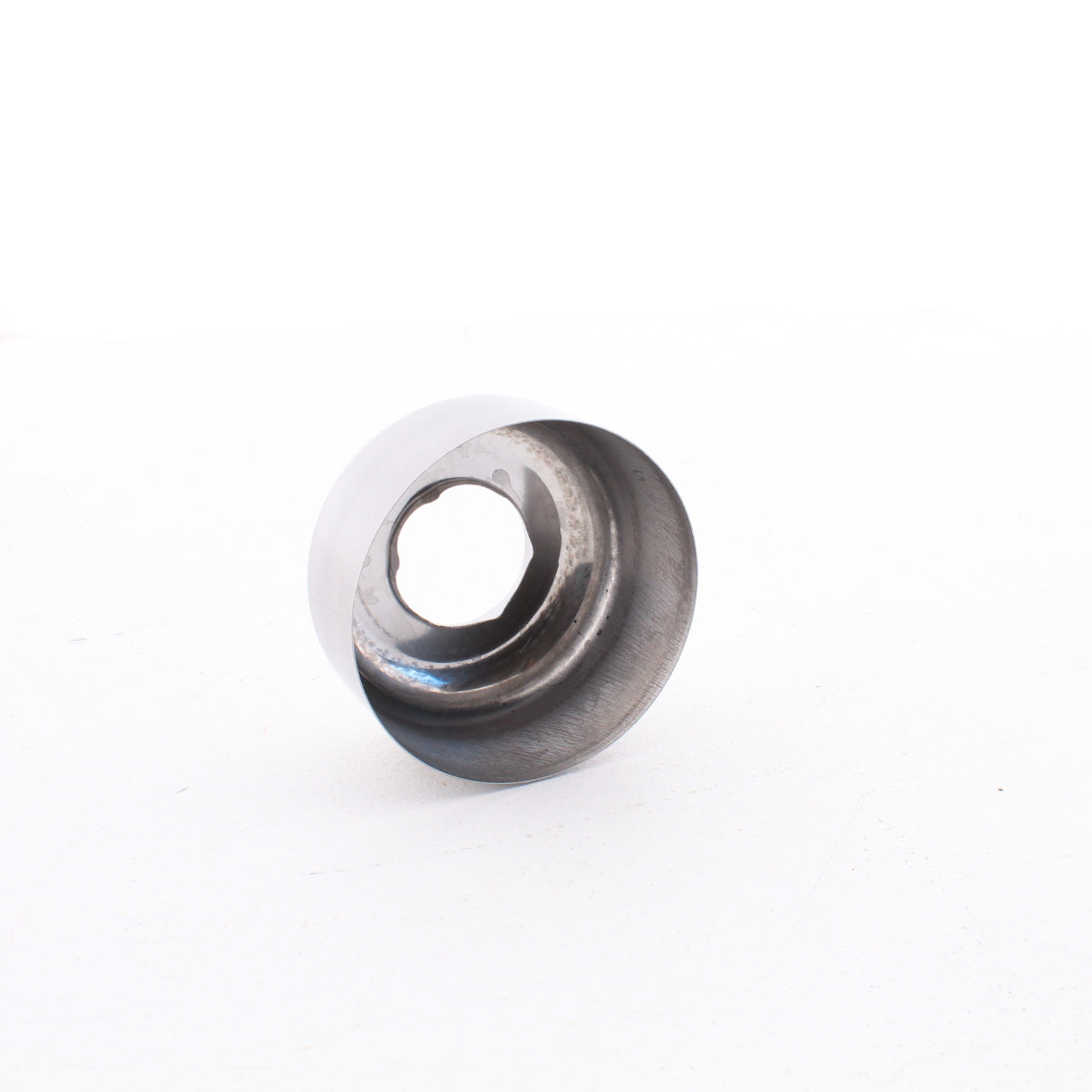 Keeney Deep Box Flange 1-1/4" ID Opening Polished Chrome 3" OD 1-5/8" Deep