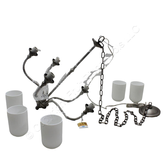 Kichler 43651AP Bronze Pewter Lilah Chandelier with 5 Lights 25" Wide 100 W/bulb