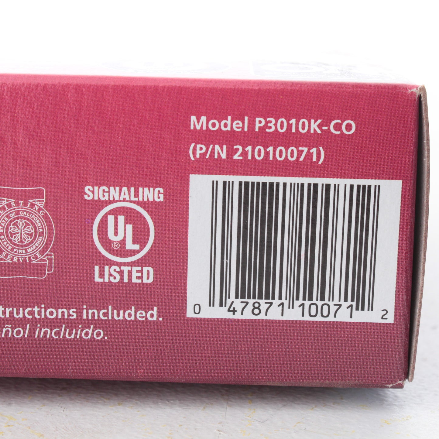Kidde 21010071 P3010K-CO Smoke Carbon Monoxide Alarm Lithium Battery Operated