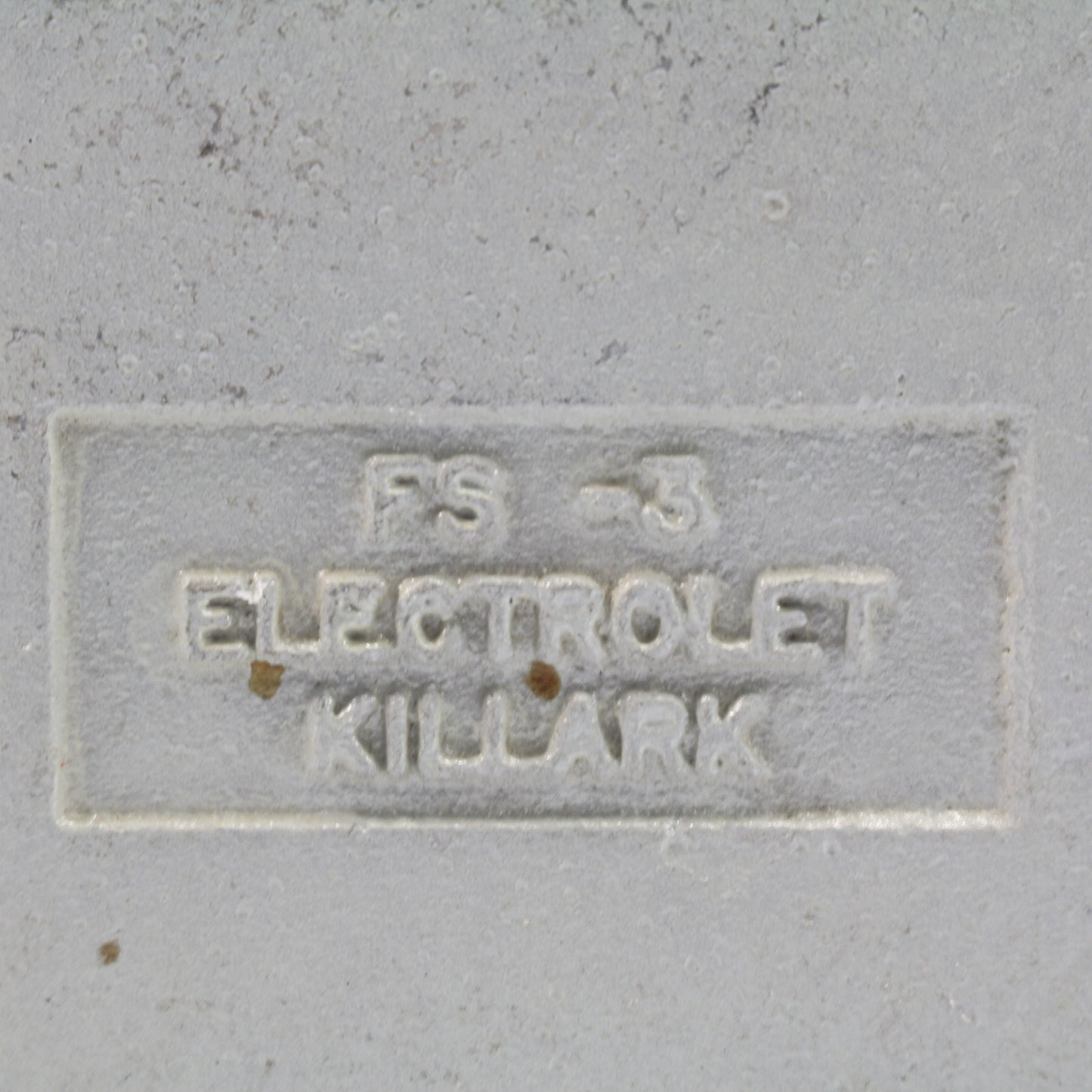 Killark FS-3 F-Series 1" Aluminum Shallow Hub Device Box for Rigid/IMC Conduit