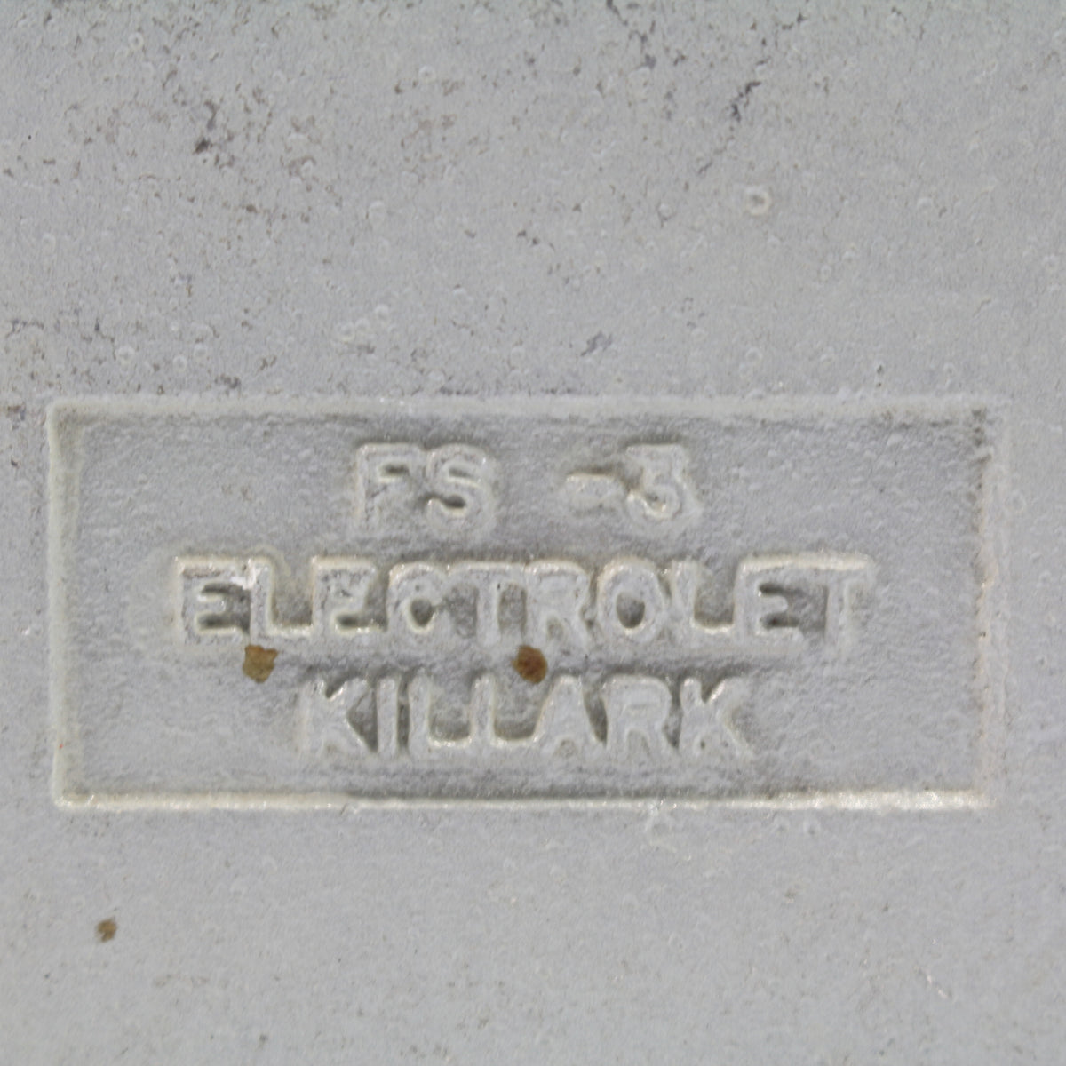 Killark FS-3 F-Series 1" Aluminum Shallow Hub Device Box for Rigid/IMC Conduit