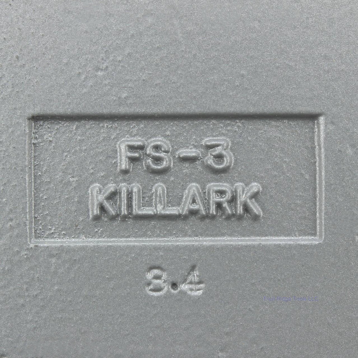 Killark FS-3-Grounded Aluminum 1" Shallow Cast Box 1-Gang 18.0cu Tapered Threads