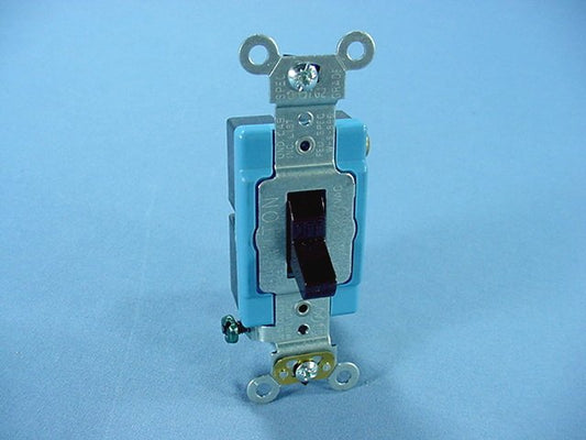Leviton 1101-2 Brown Industrial Grade S.P Toggle Wall Light Switch 15A Boxed