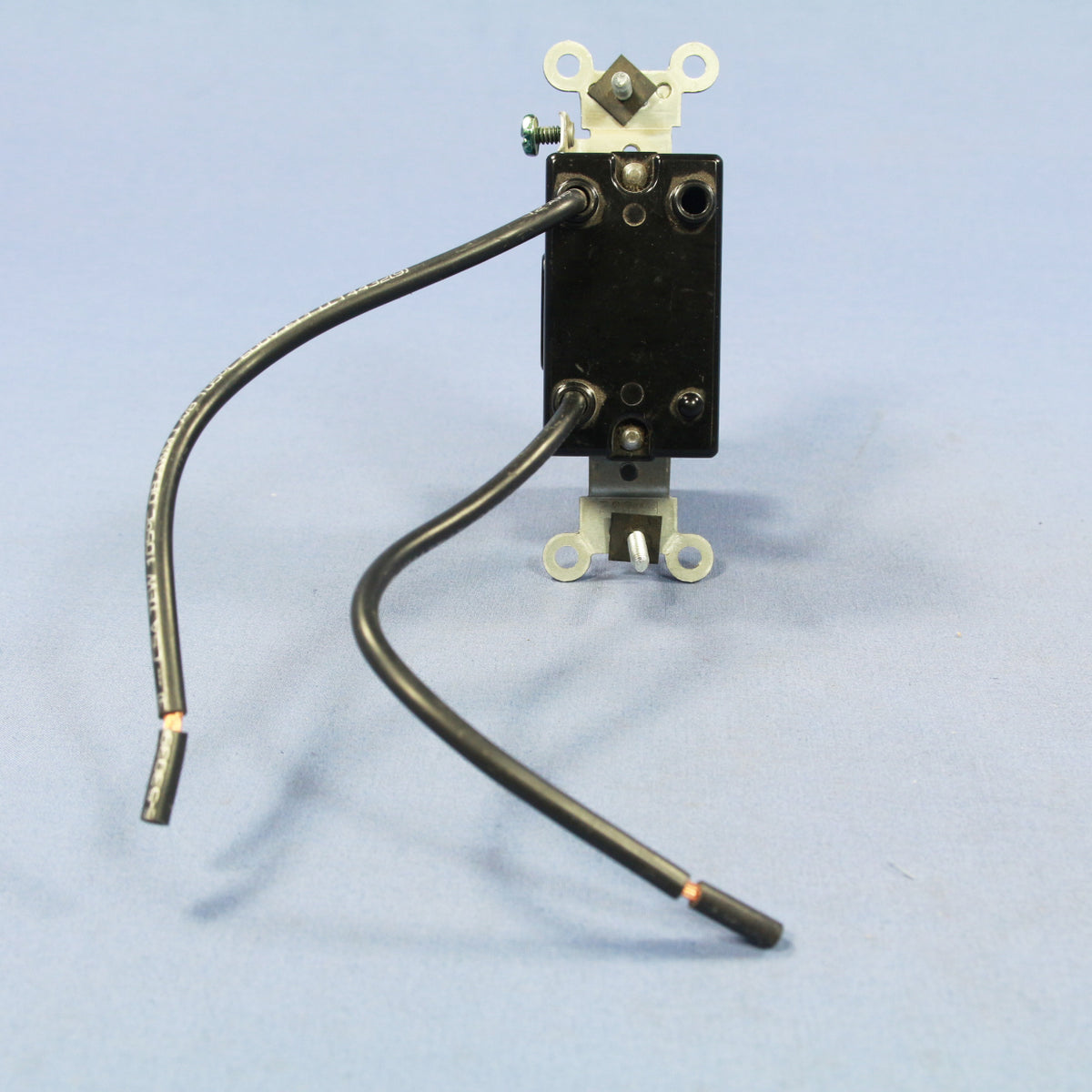Leviton 1241-2I Ivory Industrial Pigtail Single Pole Toggle Light Switch 15A