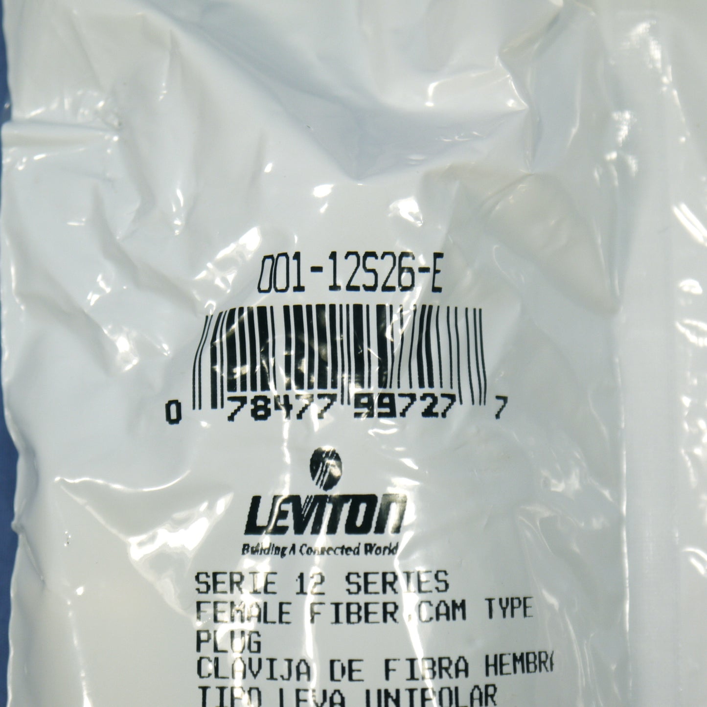 Leviton Black ECT 12 Series Female Cam Connector Plug 315A 600V 12S26-E Bag