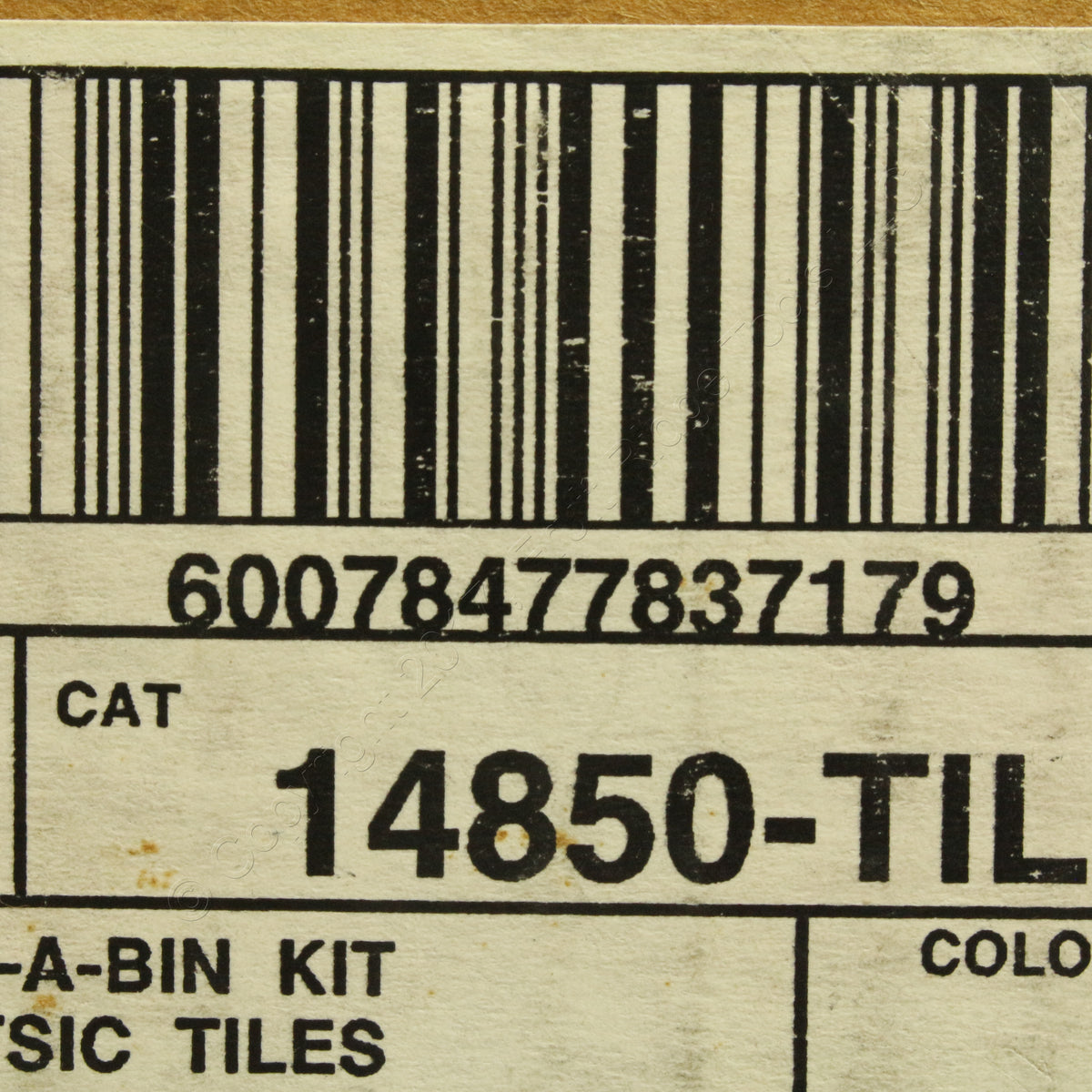 Leviton Custom Gray Tile Tag-A-Bin Organizing Kit with Clip-Rings 14850-TIL