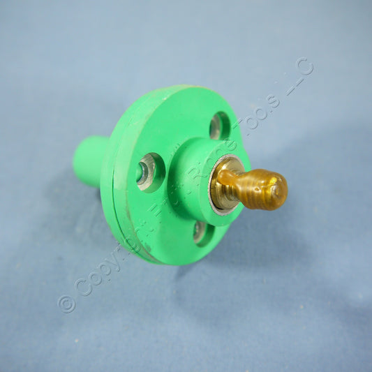 Leviton Green 15 Series Female Panel Cam Plug Receptacle 125A 600V Bulk 15R22-G