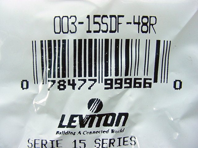 Leviton Red Cam-Type Plug Insulating Sleeves Female ECT 15 Series 15SDF-48R