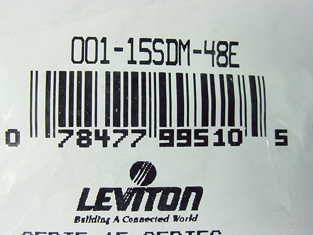 Leviton Black Cam-Type Plug Insulating Sleeve Male ECT 15 Series 15SDM-48E