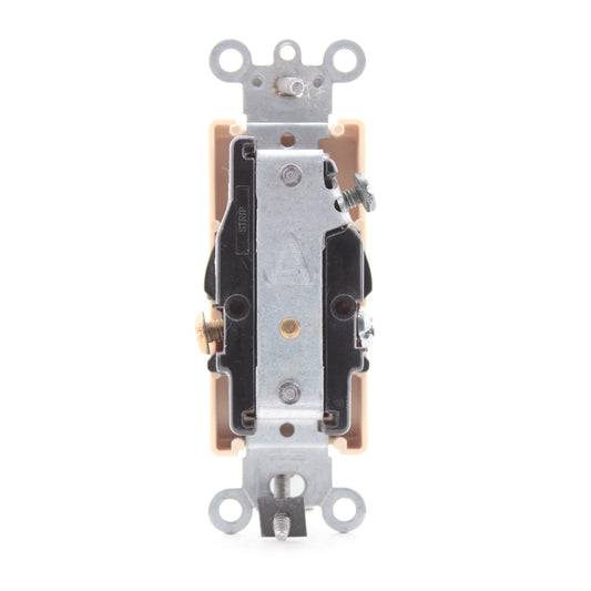 Leviton 16241-I Ivory 15A Decora Commercial Receptacle Outlet NEMA 5-15R