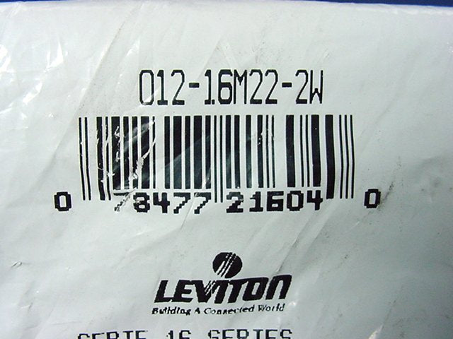 Leviton White ECT 16 Series Cam-Type Terminal Connector Offset 400A 600V 16M22-W