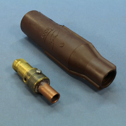 Leviton 16V21-H Brown 16 Series Cam Type Female Vulcanized Plug High Amp 235A