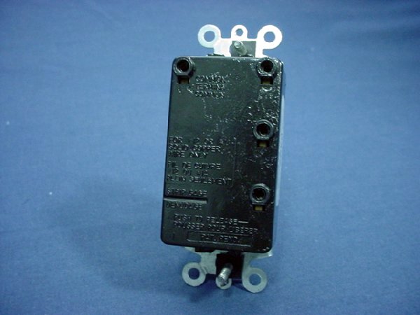 Leviton Almond Decora Single Pole Triple Rocker Wall Light Switch 15A 1755-A