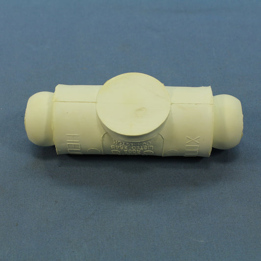 Leviton 18A24-W White Female-Female Turnaround Connector 18 Series 400A 600V