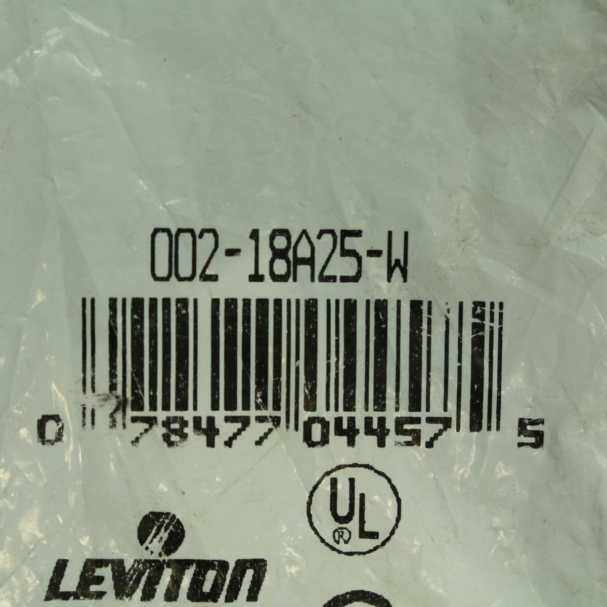 Leviton 18A25-W White Male-Male Turnaround Connector Plug 18 Series 400A 600V