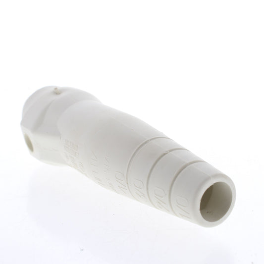 White Leviton 18 Series Female Cam-Type Connector Insulating Sleeve 18SDF-14W