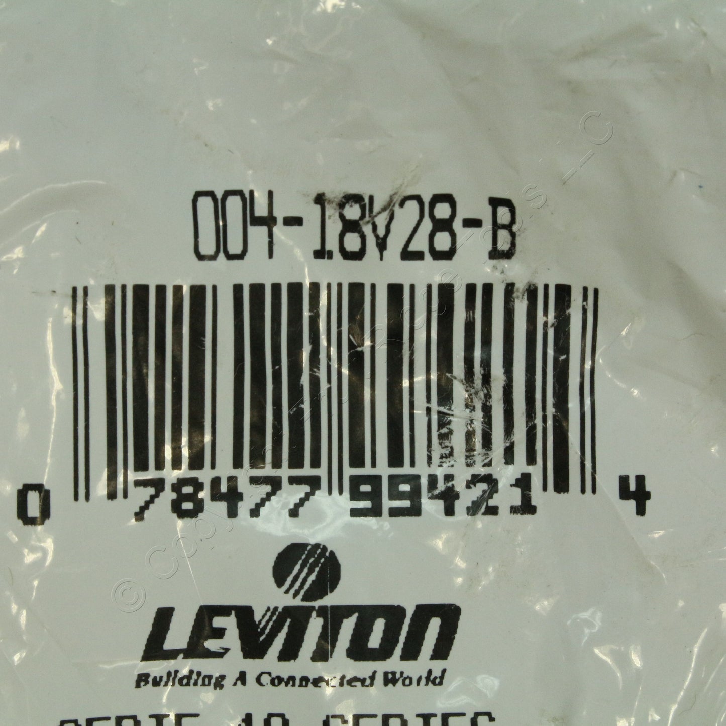 Leviton 18V28-B Blue ECT 18 Series Female Vulcanized Cam-Type Plug 400A 600V