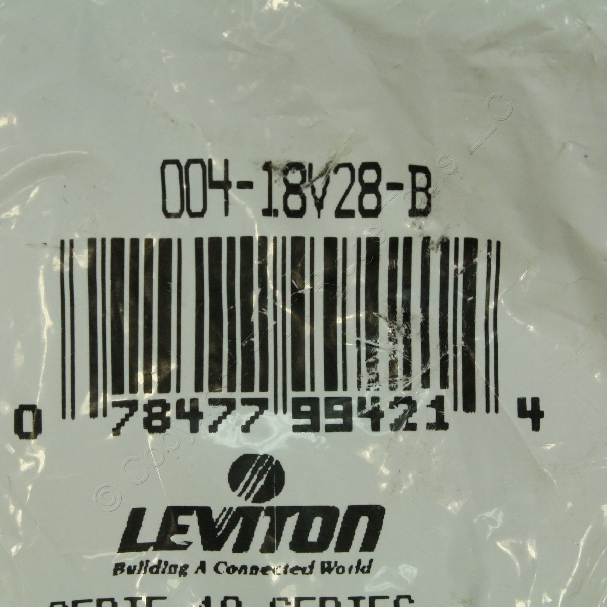 Leviton 18V28-B Blue ECT 18 Series Female Vulcanized Cam-Type Plug 400A 600V