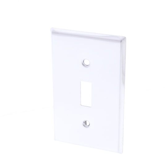 Leviton 1901 1-Gang Chrome-Plated Toggle Switch Wall Plate Cover Switchplate