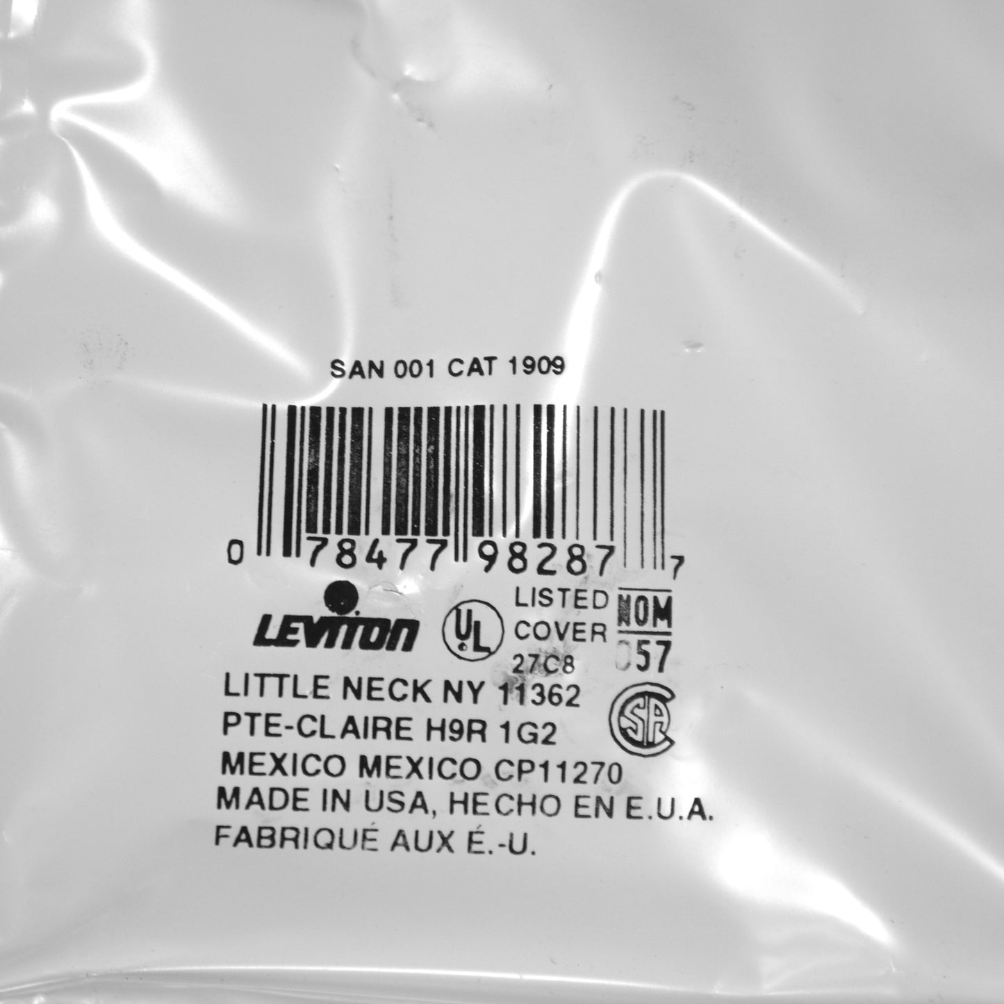Leviton 1909 Chrome 2-Gang Toggle Chrome Plated Steel Standard Wallplate Cover