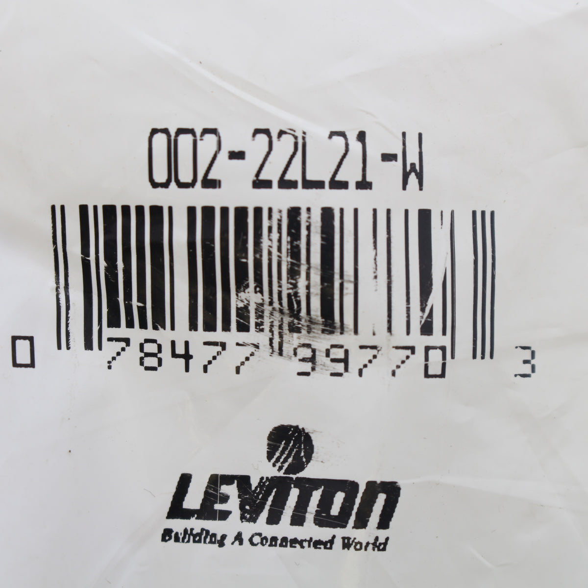 Leviton 22L21 Blue Cam-Type Male Connector Crimped 250-350mcm Latching Ball Nose