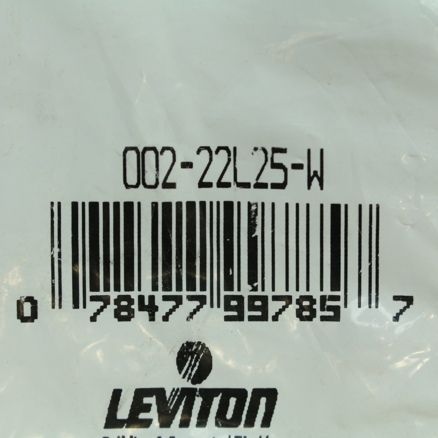 Leviton White 22L25-W 22 Series Female Latching Cam-Type Connector Plug 690A