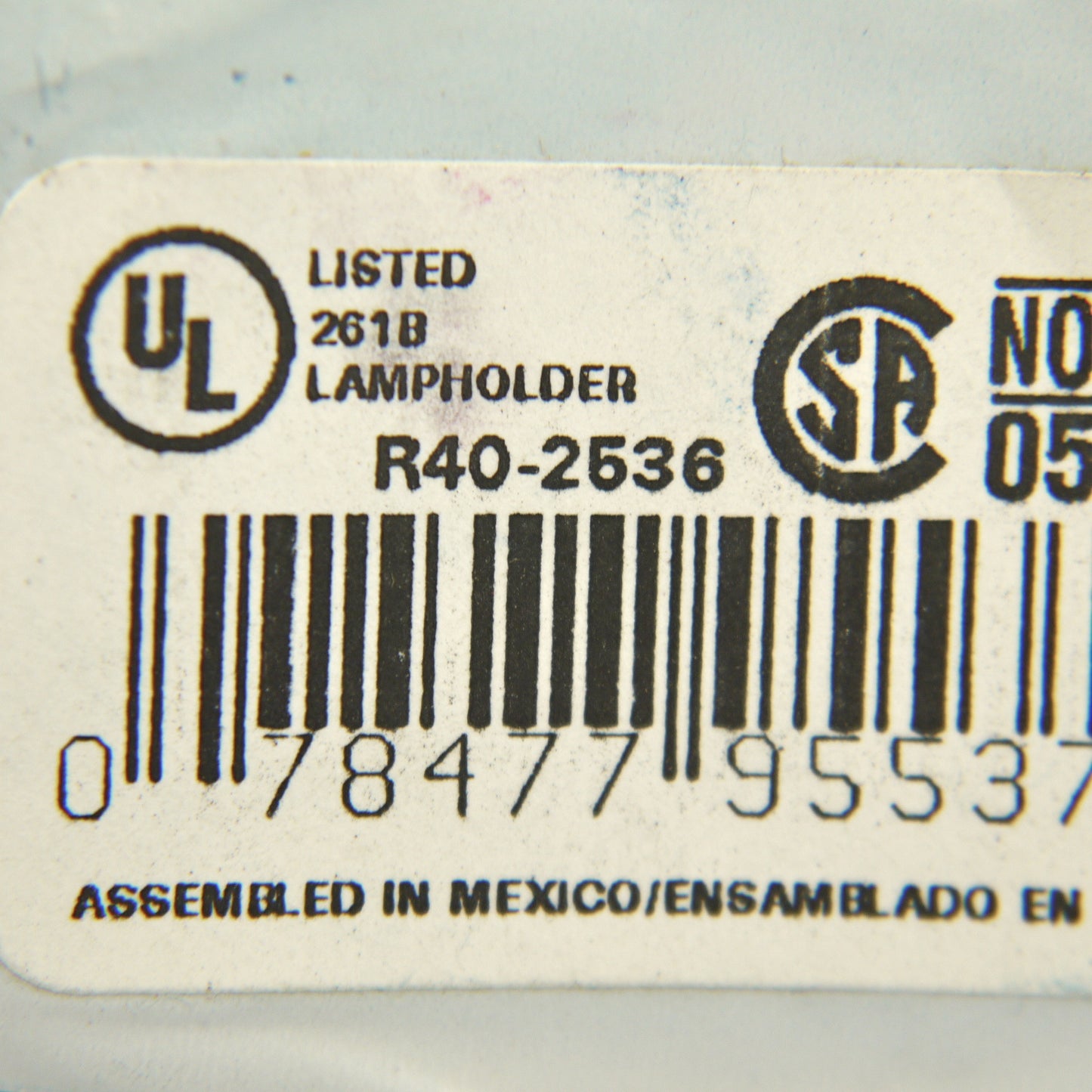 Leviton T8 T12 Slimline Fluorescent Lampholder 1-Pin Socket Plunger Slide-On