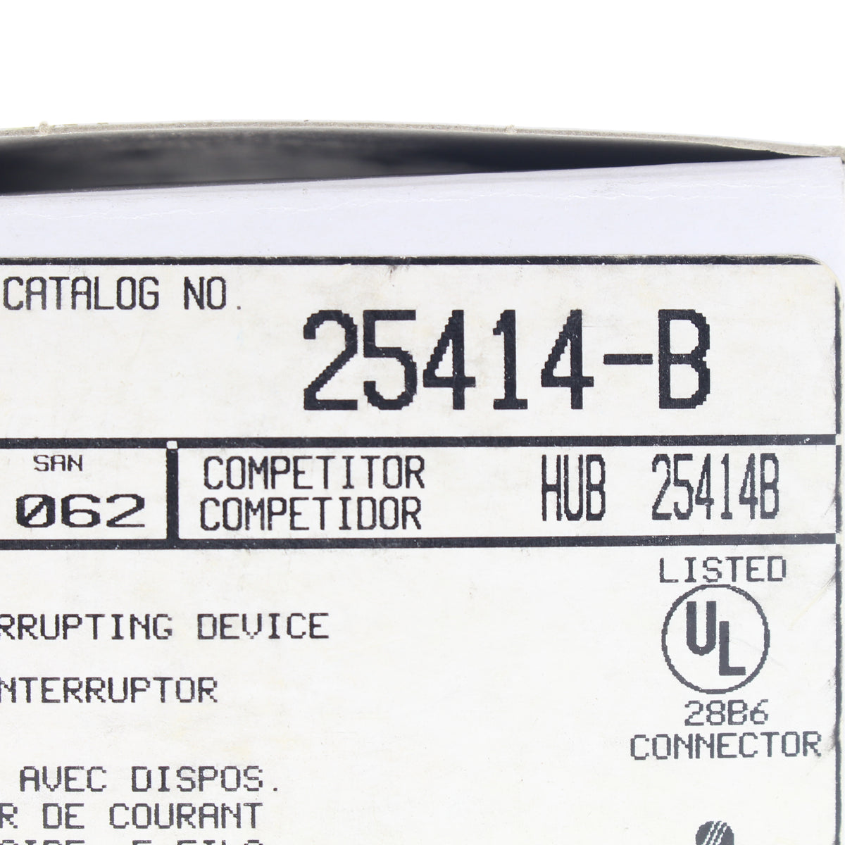 Leviton 25414-B Blue Connector Power Interrupting Device 30A 600VAC 20A 250VDC