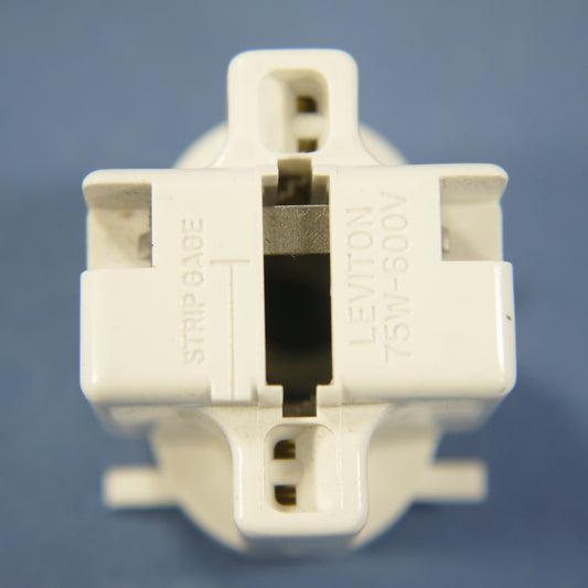 Leviton Compact Fluorescent Lamp Holder Light Socket Top Snap-In Bulk 26720-300