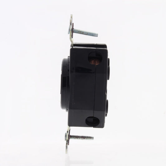 Leviton Black Twist Turn Locking Receptacle Outlet Non-Nema 30A 250V 3330-G