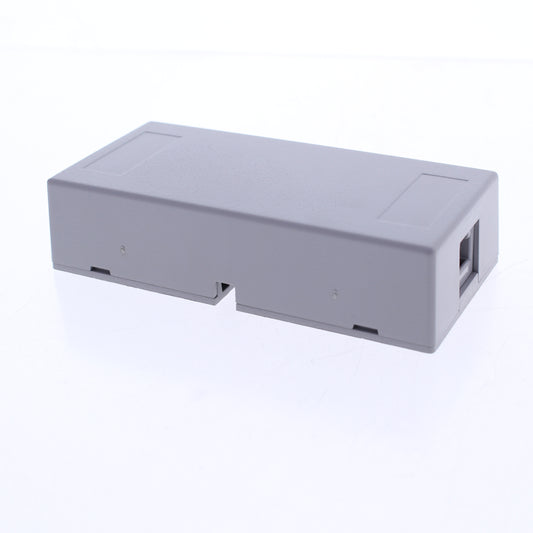 Leviton 40298-G Gray Dual Surface Mount 8P8C Telephone Jack