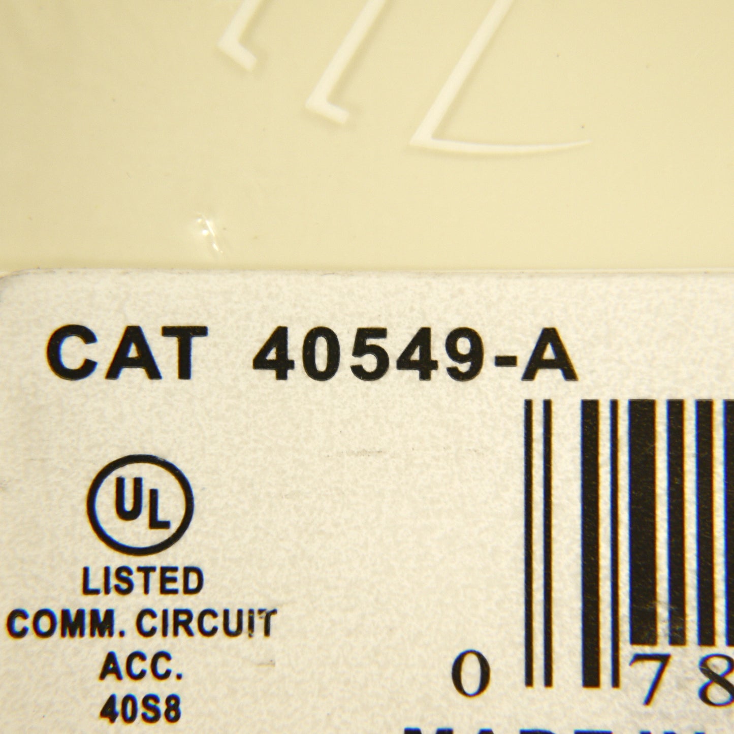 Leviton Almond Large Phone Jack Telephone Wall Plate 6-Position 4-Wire 40549-A