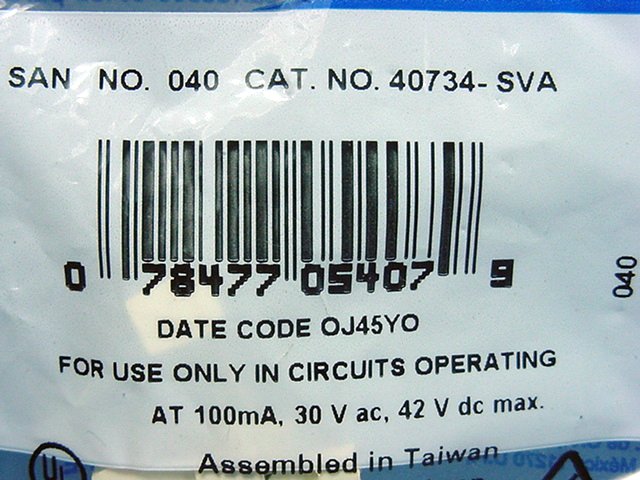 Leviton Almond QuickPort 4-Pin S-Video Jack 110 Termination Cat 5 5e 6 40734-SVA