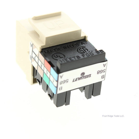 Leviton 40838-BI Cat 5 Snap-In 8-Conductor Cat 5 Jack