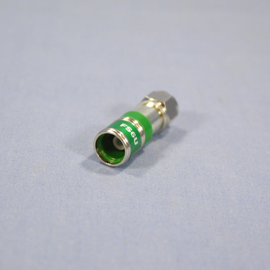 Green Leviton Compression F-Type Connector Coaxial Cable Universal 40985-CPF