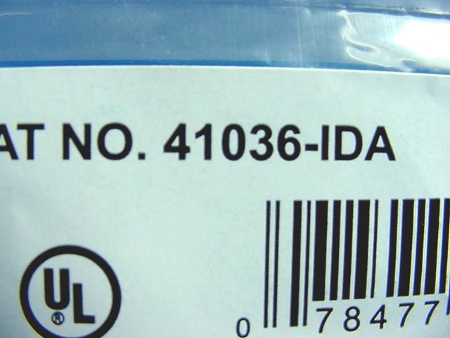 Leviton 41036-IDA Ivory Type 103 Surface Mount 6Wire Modular Phone Jack 110-Type