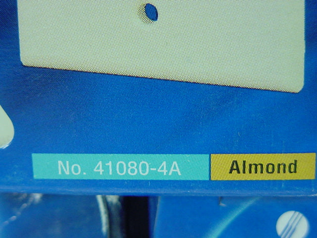 Leviton 41080-4AP Almond 1-Gang 4-Port Unbreakable Nylon Wallplate Cover 50pcs