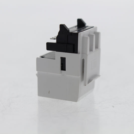 Leviton 41083-RW8 White Quickport 8-Wire Phone Jack RJ45 Telephone